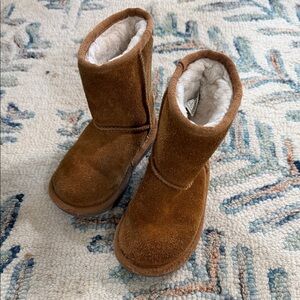 Koolaburra Cozy Faux-Suede Lined Boots - Brown